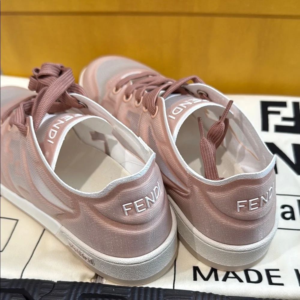 NWT Fendi Pink Sneakers - Picture 5 of 7